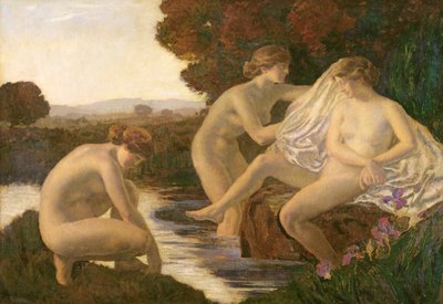 Le Bain de Diane, 1920 - Marie Auguste Emile Rene Menard